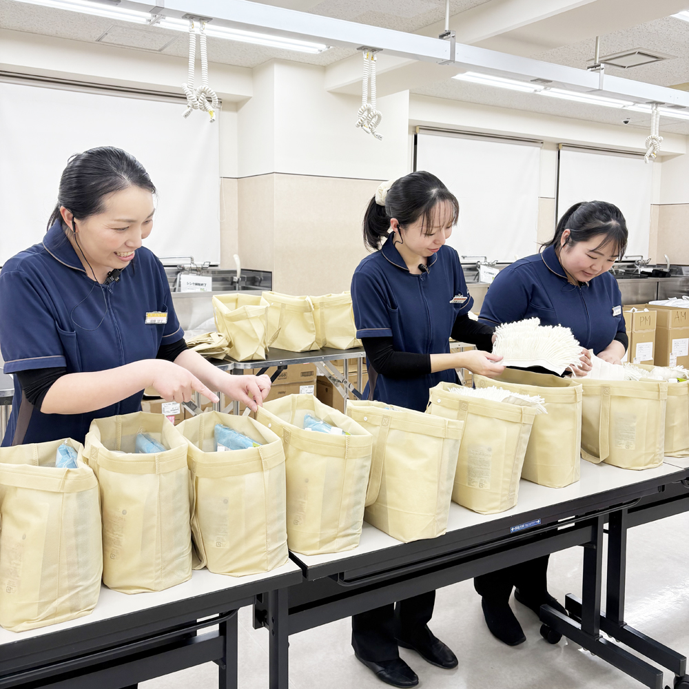 新入生の実習器具準備！